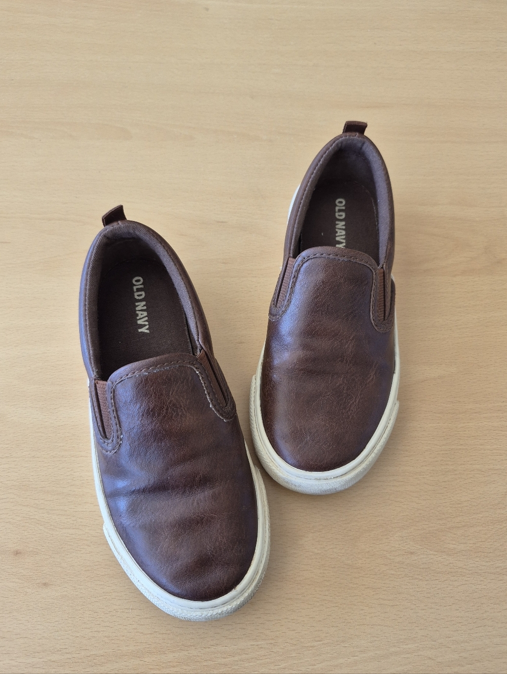 Old Navy Brown Slip-On Sneakers for Kids
